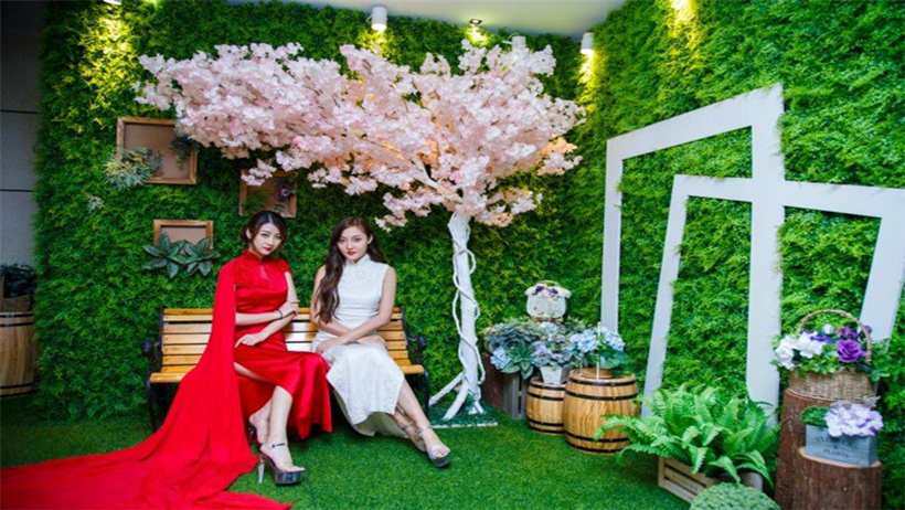 金茂绿岛胡旗袍展